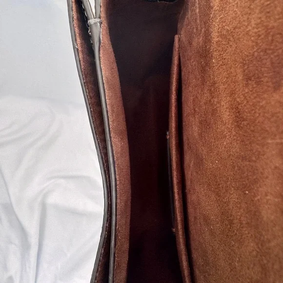 Coach Tan and Black Signature Morgan Crossbody Bag - Picture 5 of 5